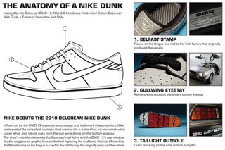 Illustration for article titled These Nikes Were Inspired By The DeLorean